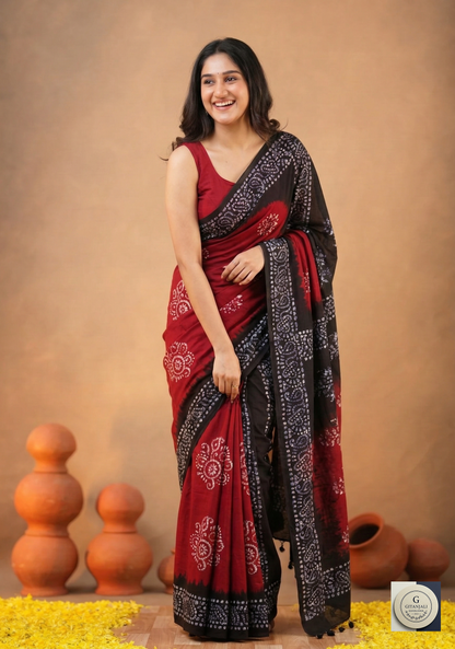 COTTON Pure Batik Red